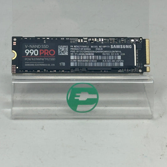 Samsung M.2 2280 990 Pro 1TB PCIe Gen 4.0 x4 SSD MZ-V9P1T0