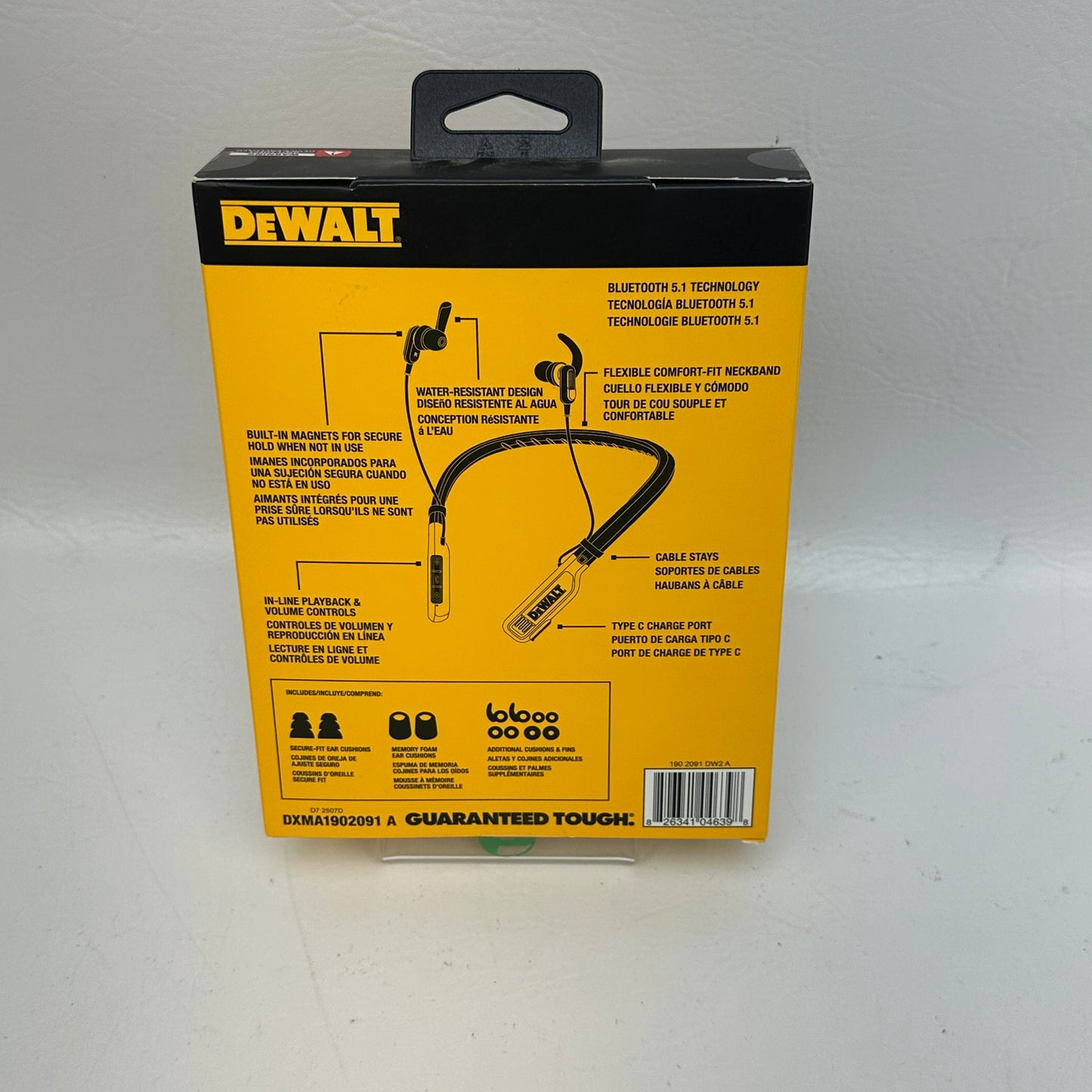New DeWalt DXMA1902091 Jobsite Pro Wireless Bluetooth Headphones