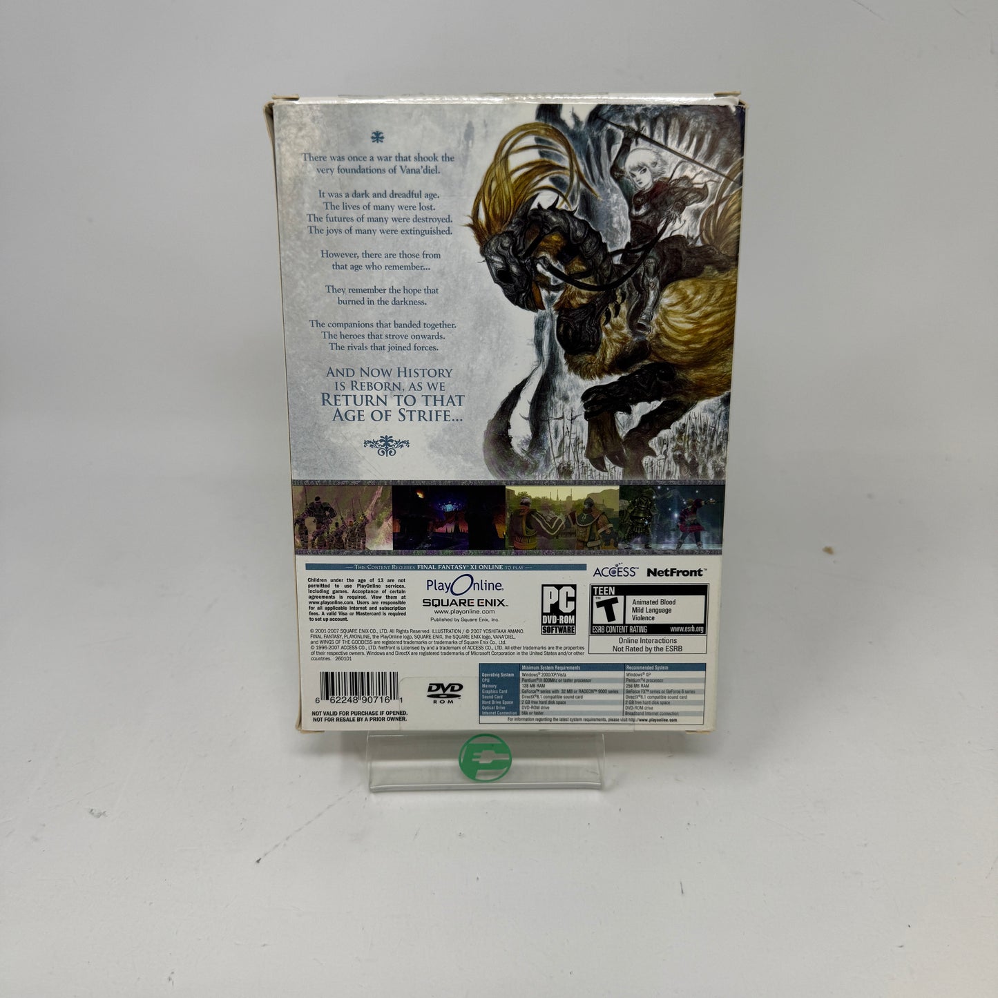 Final Fantasy XI: Wings of the Goddess (Sony PlayStation 2 PS2, 2007)
