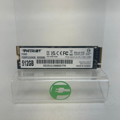 Patriot 2280mm P300 512GB M.2 NVMe Gen 3.0 x 4 SSD  P300P512GM28