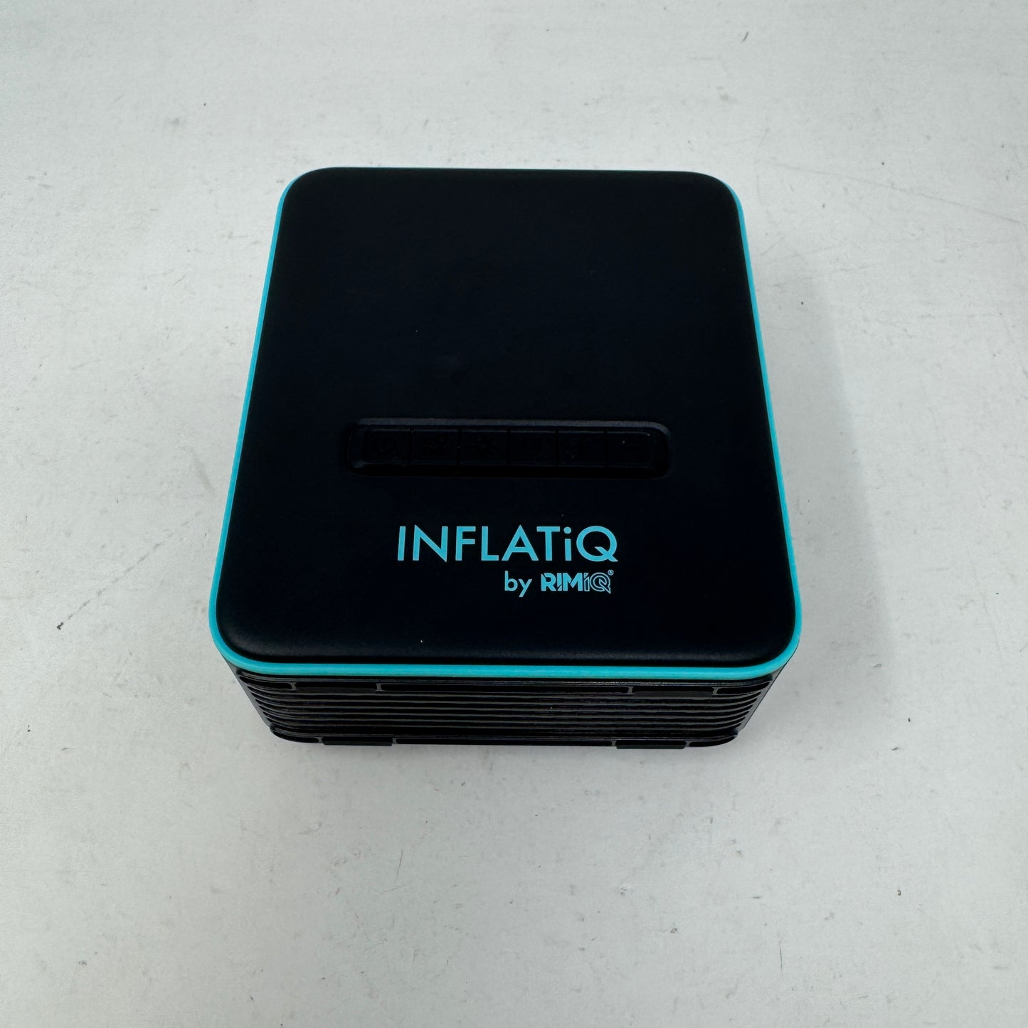 New RimIQ Inflatiq Portable Tire Inflator QwikFlow Air Compressor Dual Power