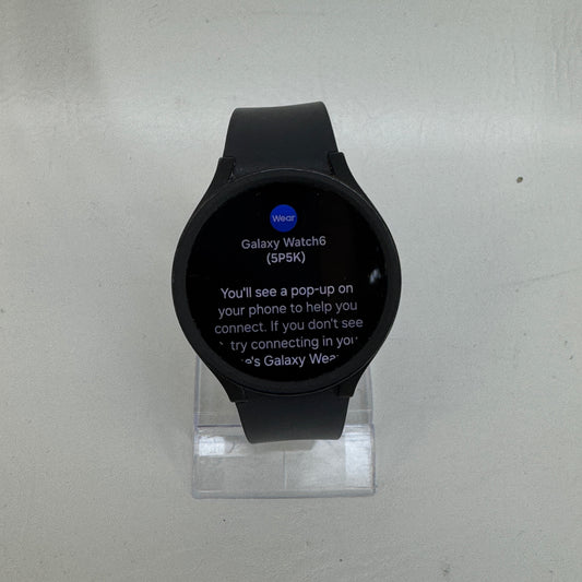 WiFi Only Samsung Galaxy Watch6 44mm Cellular Smartwatch SM-R945U Graphite Black