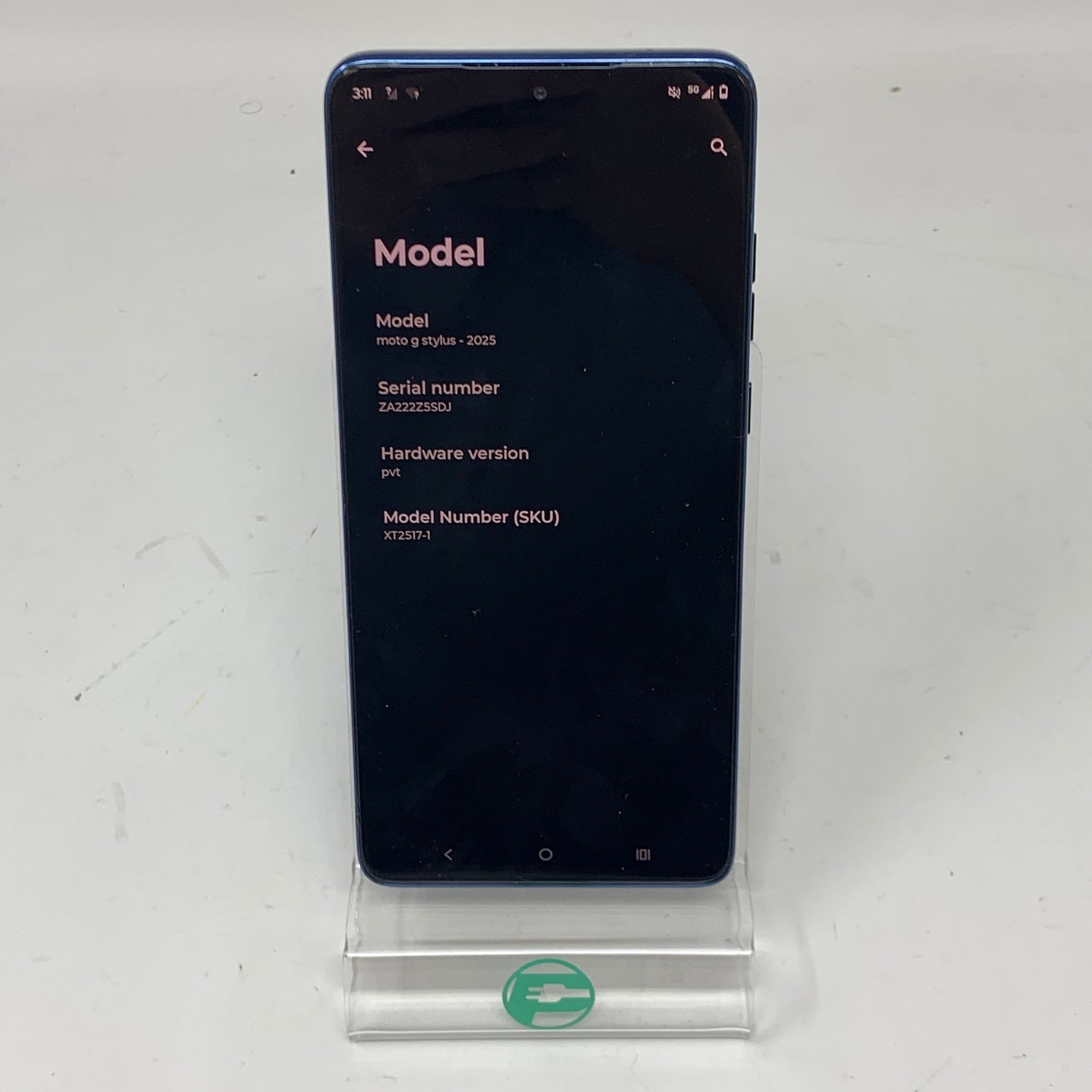 Factory Unlocked Motorola Moto G Stylus (2025) Unlocked 128GB 8GB RAM Alpine Blue