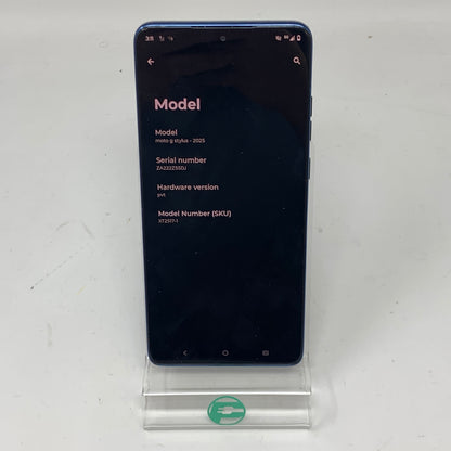 Factory Unlocked Motorola Moto G Stylus (2025) Unlocked 128GB 8GB RAM Alpine Blue