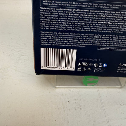 New Audien Atom Pro 2 Rechargeable Hearing Aids AP2DB007