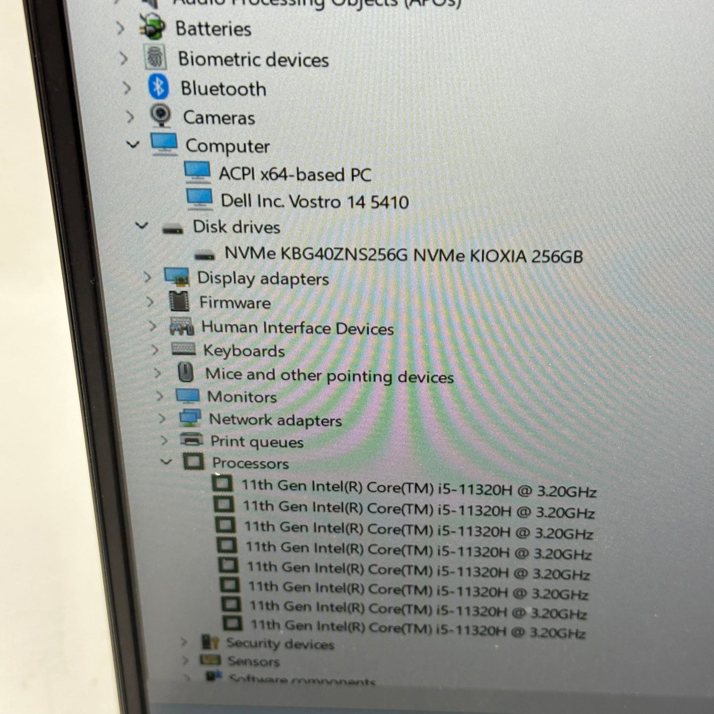 Dell Vostro 14 5410 14" i5-11320H 3.2GHz 8GB RAM 256GB SSD