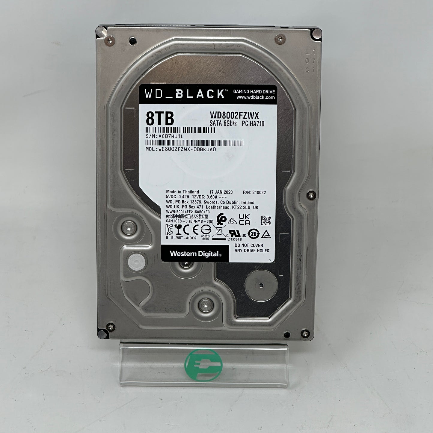 Western Digital WD 3.5" WD8002FZWX 8TB SATA III (6 Gb/s) HDD 00BKUA0
