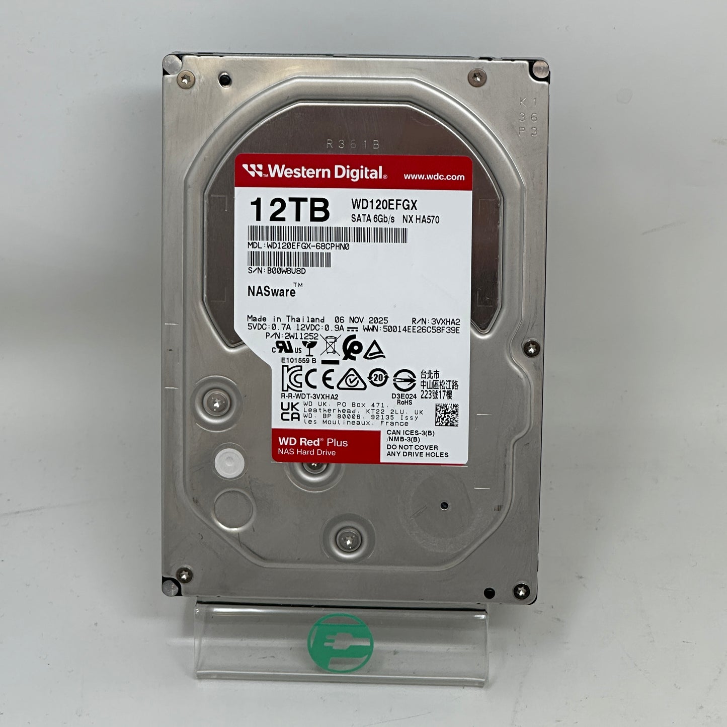 Western Digital WD 3.5" NXHA570 12TB SATA 6 Gb/s HDD WD120EFGX-68CPHN0