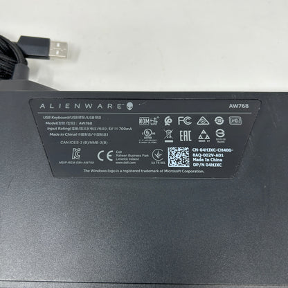 Alienware AW568 Gaming Mechanical RGB Backlit Keyboard