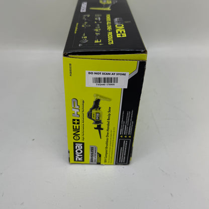 New Ryobi ONE+ HP 18V Compact  Brushless One-Handed Reciprocating Saw PSBRS02B