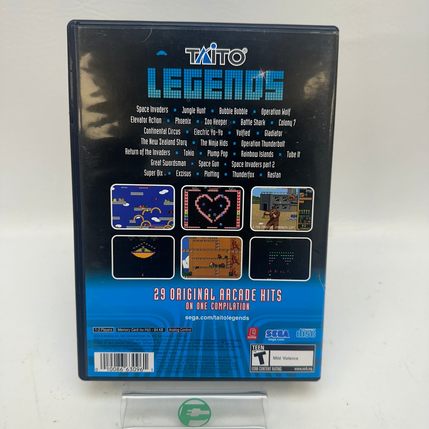 Taito Legends (Sony PlayStation 2 PS2, 2005)