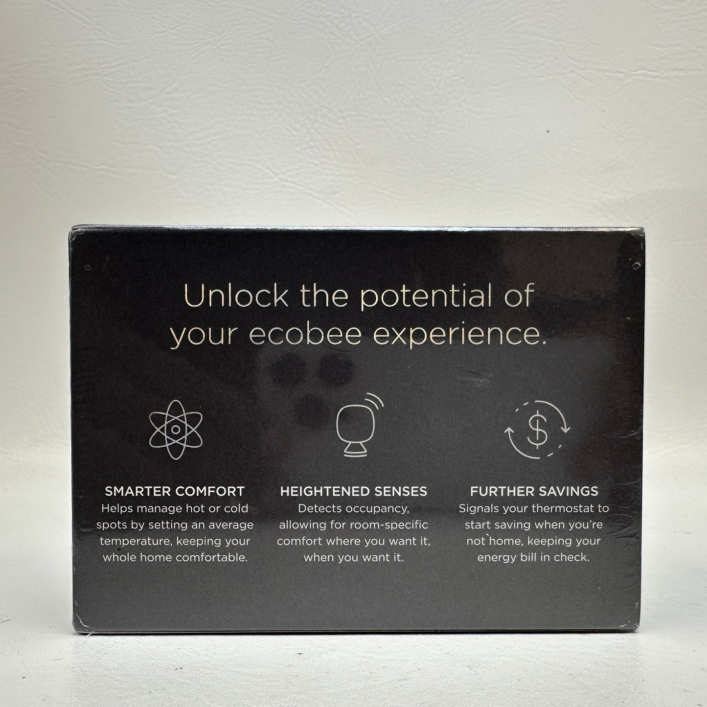 New Ecobee SmartSensor Room Temperature Sensors White Pack of 2 EB-RSHM2PK-01