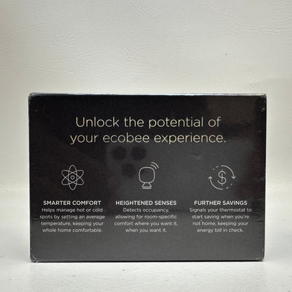 New Ecobee SmartSensor Room Temperature Sensors White Pack of 2 EB-RSHM2PK-01