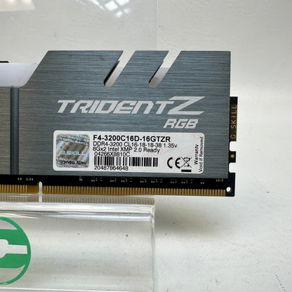 G.Skill Trident Z RGB 8GB (1x8GB) RAM DDR4 2133MHz F4-3200C16D-16GTZR