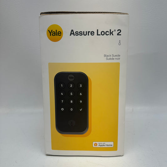 New Yale Assure Lock 2 Smart Door Lock w/ Bluetooth & Pushbutton Keypad Black