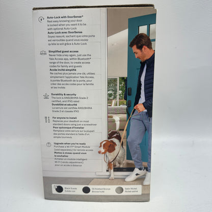 New Yale Assure Lock 2 Smart Door Lock w/ Bluetooth & Pushbutton Keypad Black