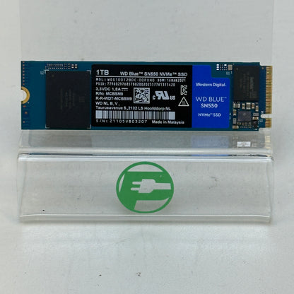 WD 2280mm Blue SN550 1TB M.2 NVMe Gen 3.0 x 4 SSD WDS100T2B0C-00PXH0