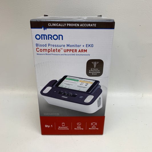 New Omron Complete Wireless Blood Pressure Monitor + EKG - Model BP7900 - AFib Detection