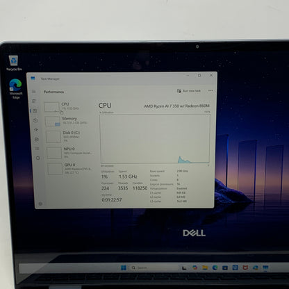 Dell 16 Plus DB16255 16" Ryzen AI 7 350 2.0GHz 32GB RAM 1TB SSD