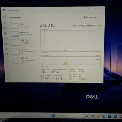 Dell 16 Plus DB16255 16" Ryzen AI 7 350 2.0GHz 32GB RAM 1TB SSD