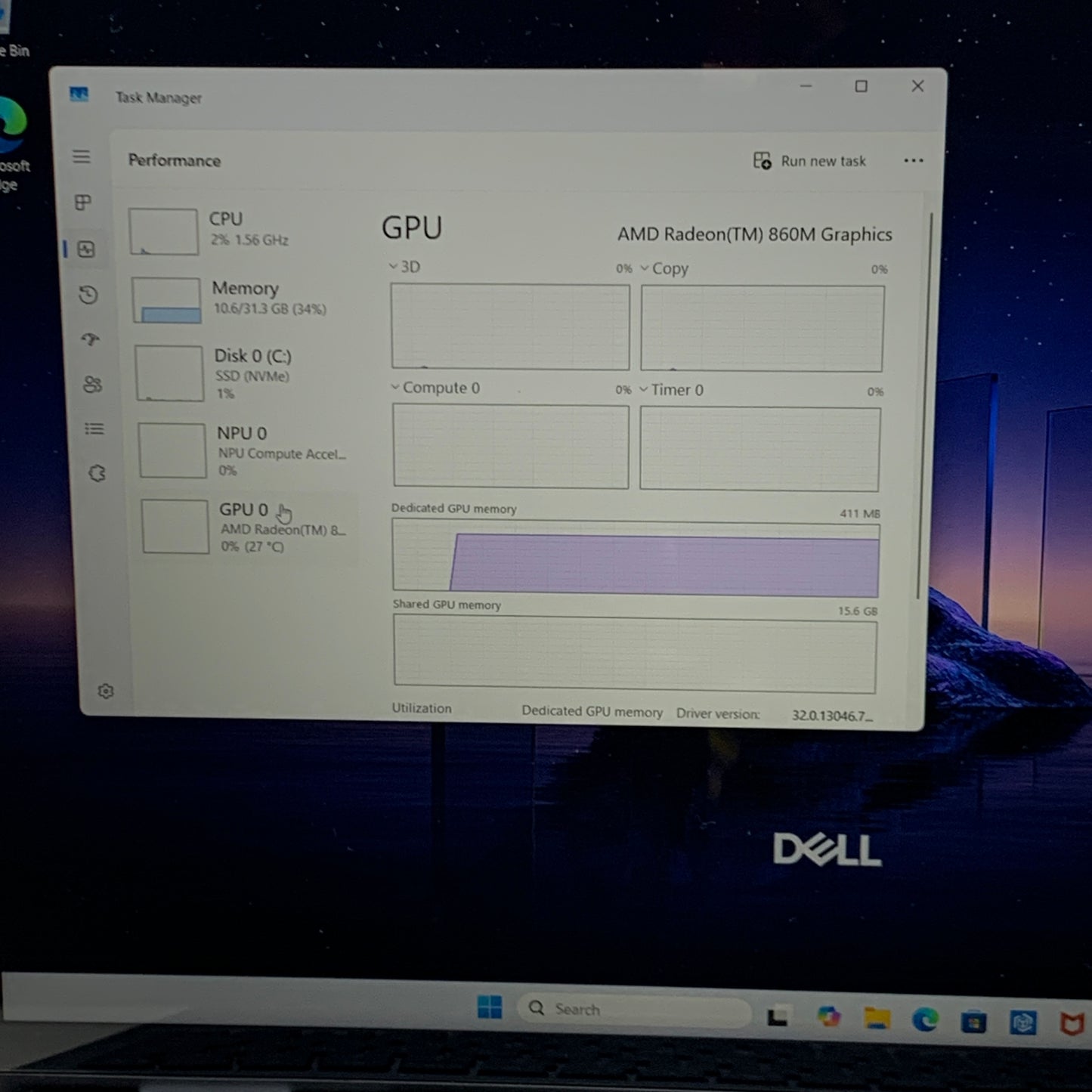 Dell 16 Plus DB16255 16" Ryzen AI 7 350 2.0GHz 32GB RAM 1TB SSD