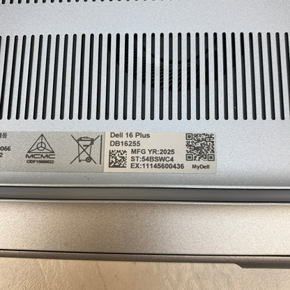Dell 16 Plus DB16255 16" Ryzen AI 7 350 2.0GHz 32GB RAM 1TB SSD