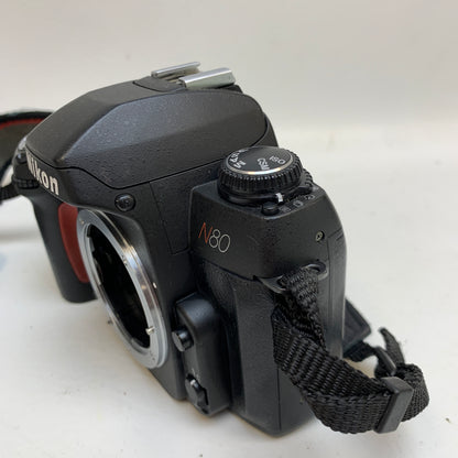 Nikon N80 35mm Film SLR Camera Body - Black
