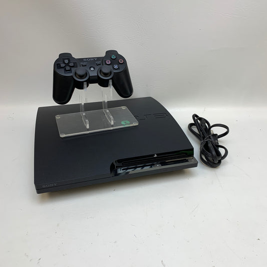 Sony PlayStation 3 Slim 120GB Black Console - Model CECH-2001A - Blu-ray/WiFi