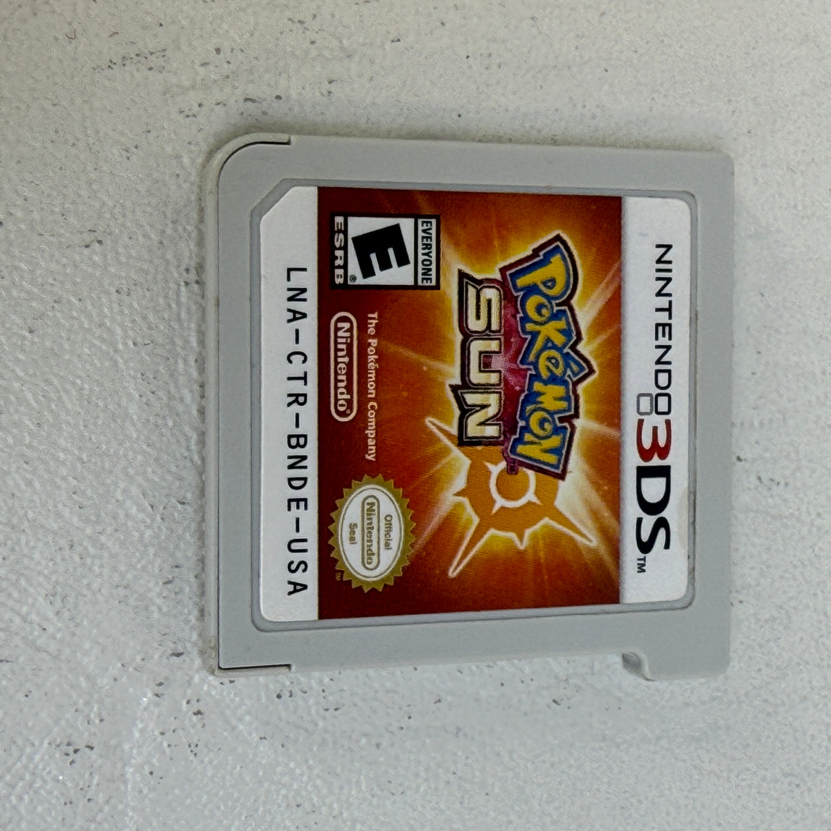 Pokemon Sun (Nintendo 3DS, 2016)