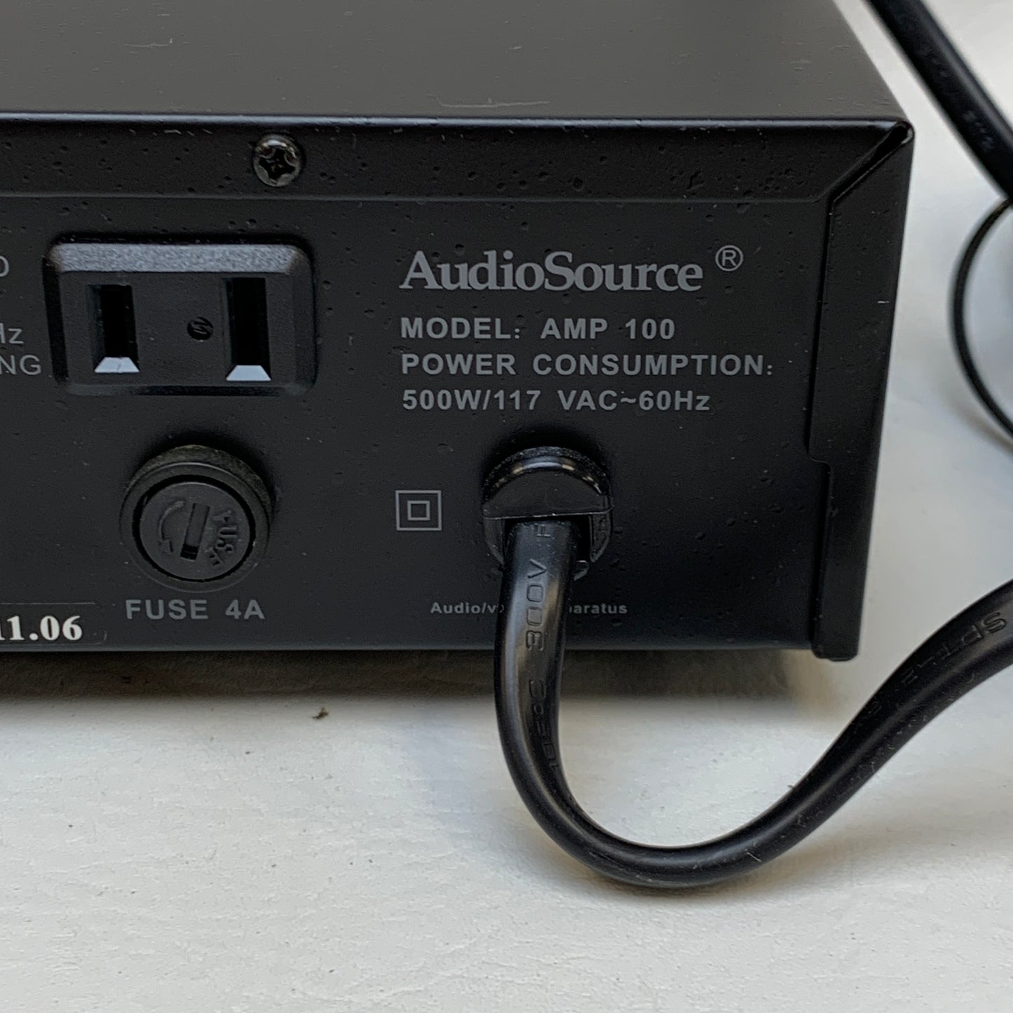 AudioSource AMP 100 2-Channel Stereo Power Amplifier - 100W Total (50W x 2)