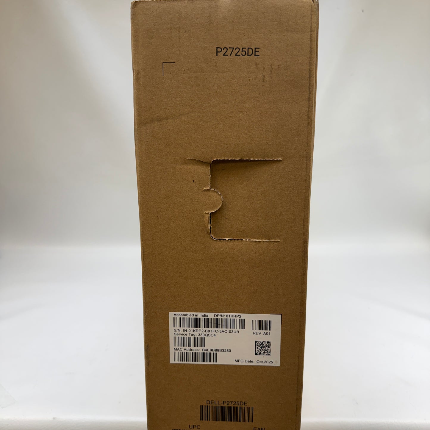 New Dell 27" 2725DE LED-Backlit LCD IPS Business Hub Docking Monitor