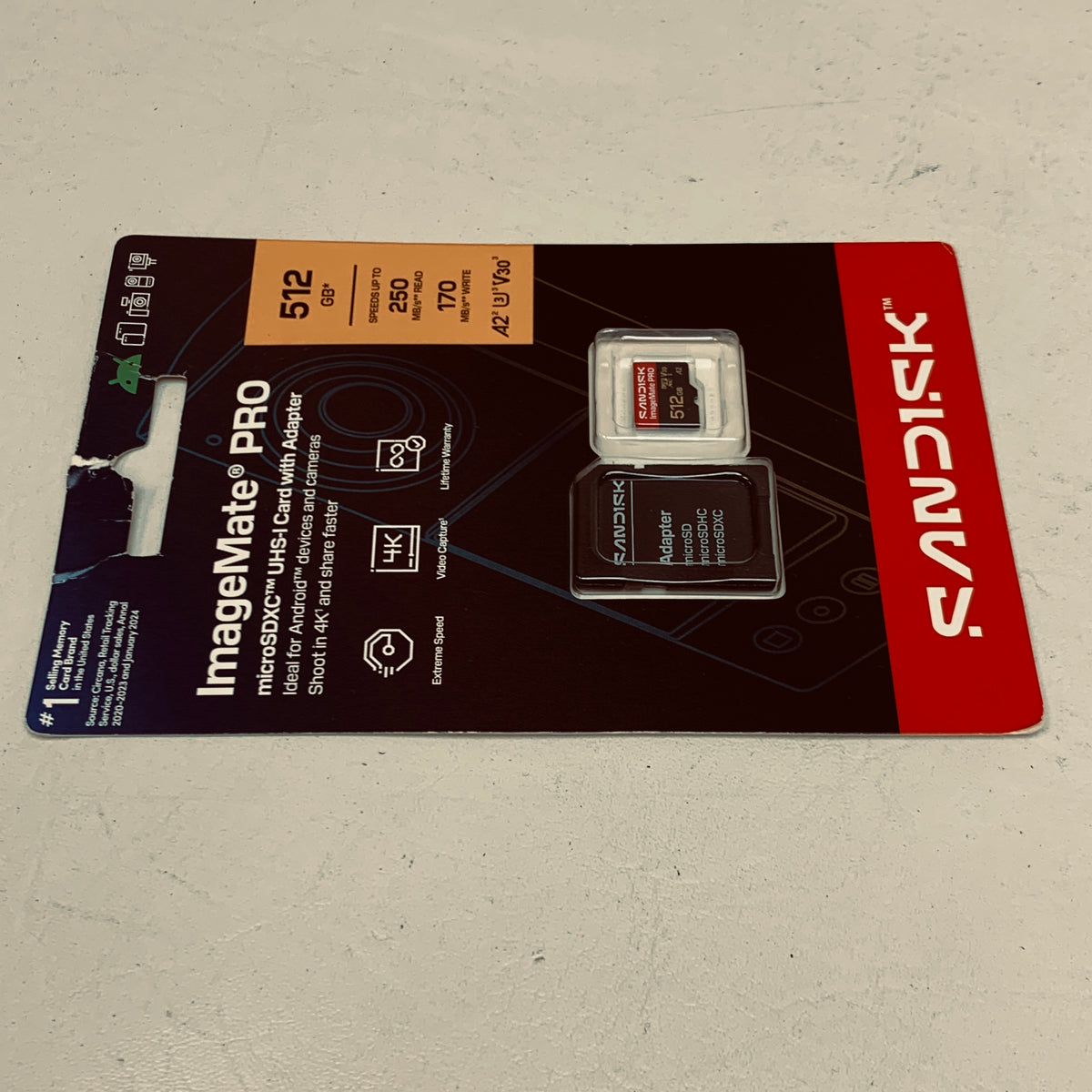New SanDisk ImageMate Pro microSDXC 512GB UHS-I SSD