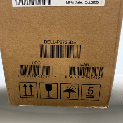 New Dell 27" 2725DE LED-Backlit LCD IPS Business Hub Docking Monitor