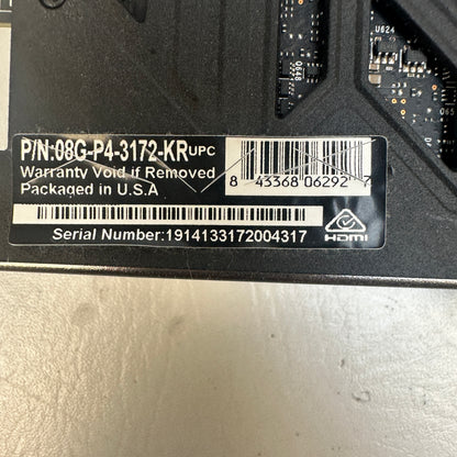 EVGA GeForce RTX 2070 Super XC 8GB GDDR6 Graphics Card 08G-P4-3172-KR