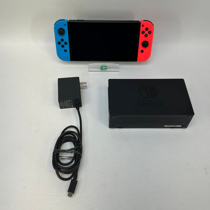Nintendo Switch v2 Console Gaming System HAC-001(-01)  Red/Blue