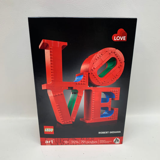 New LEGO Art LOVE 31214 - Robert Indiana 3D Sculpture Building Set - 791 Pcs