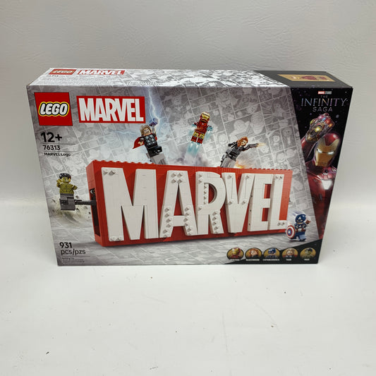 New LEGO Marvel Logo & Minifigures 76313 - Collectible Display Set - 931 Pcs