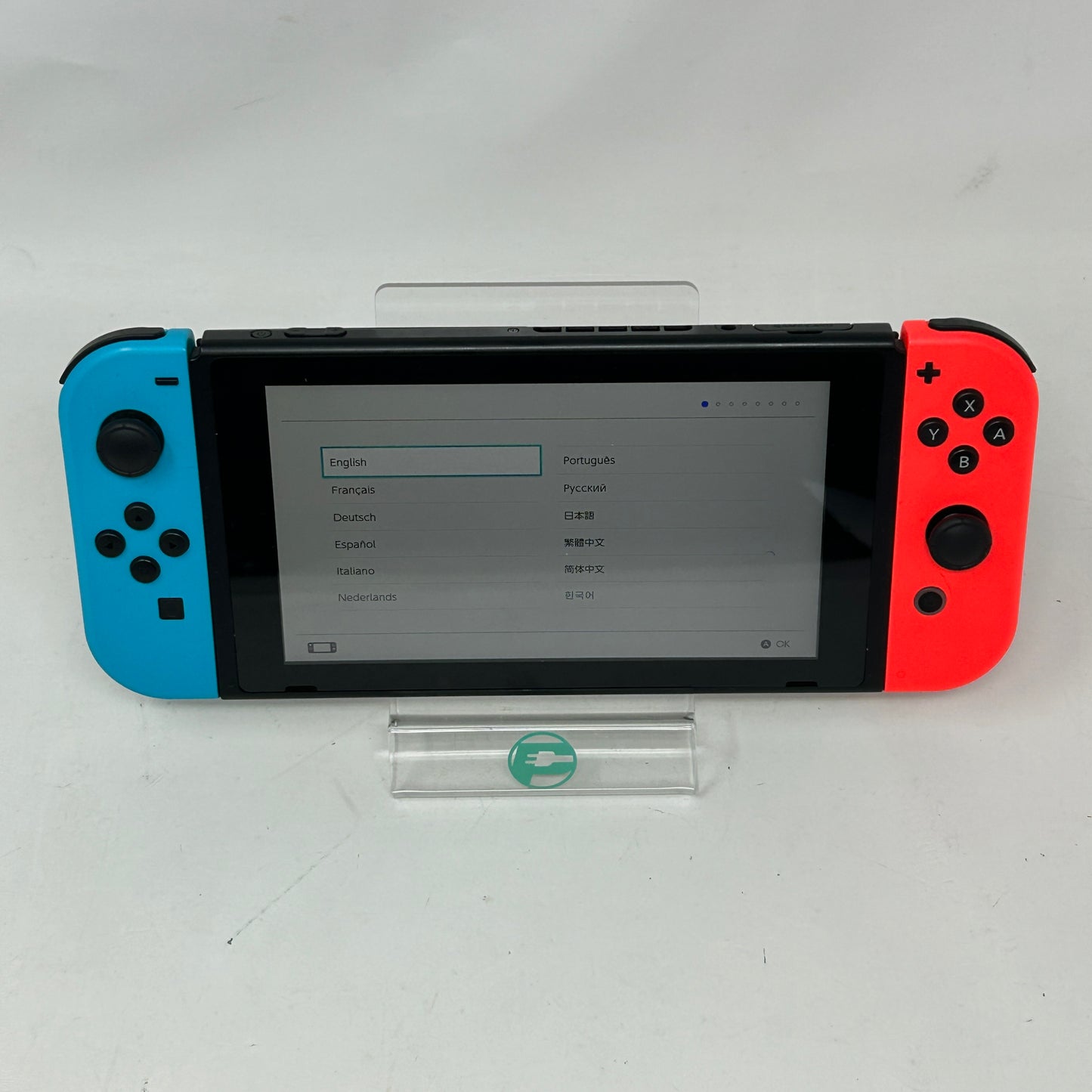 Nintendo Switch v1 Console Gaming System HAC-001 Red/Blue