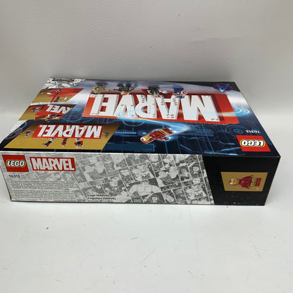 New LEGO Marvel Logo & Minifigures 76313 - Collectible Display Set - 931 Pcs