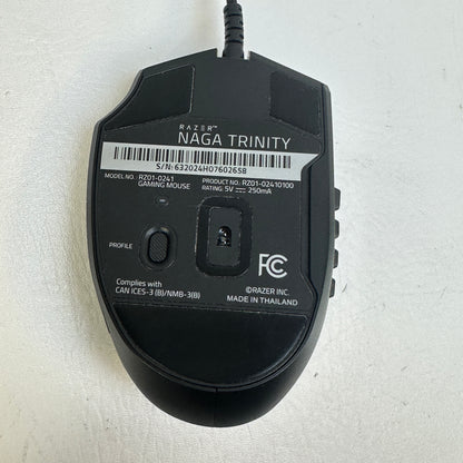Razer Naga Trinity Wired  Gaming Mouse RZ01-0241