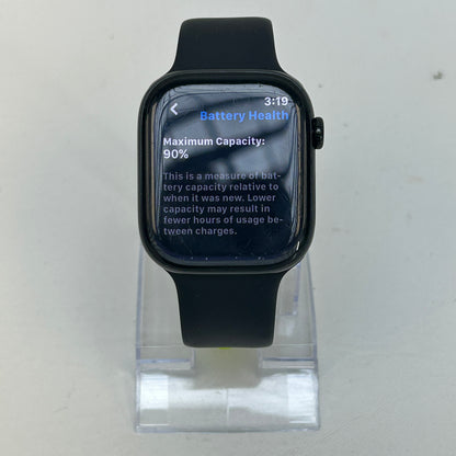 GPS Only Apple Watch Series 10 46MM Jet Black Aluminum Black Sport Band MWWQ3LW/A