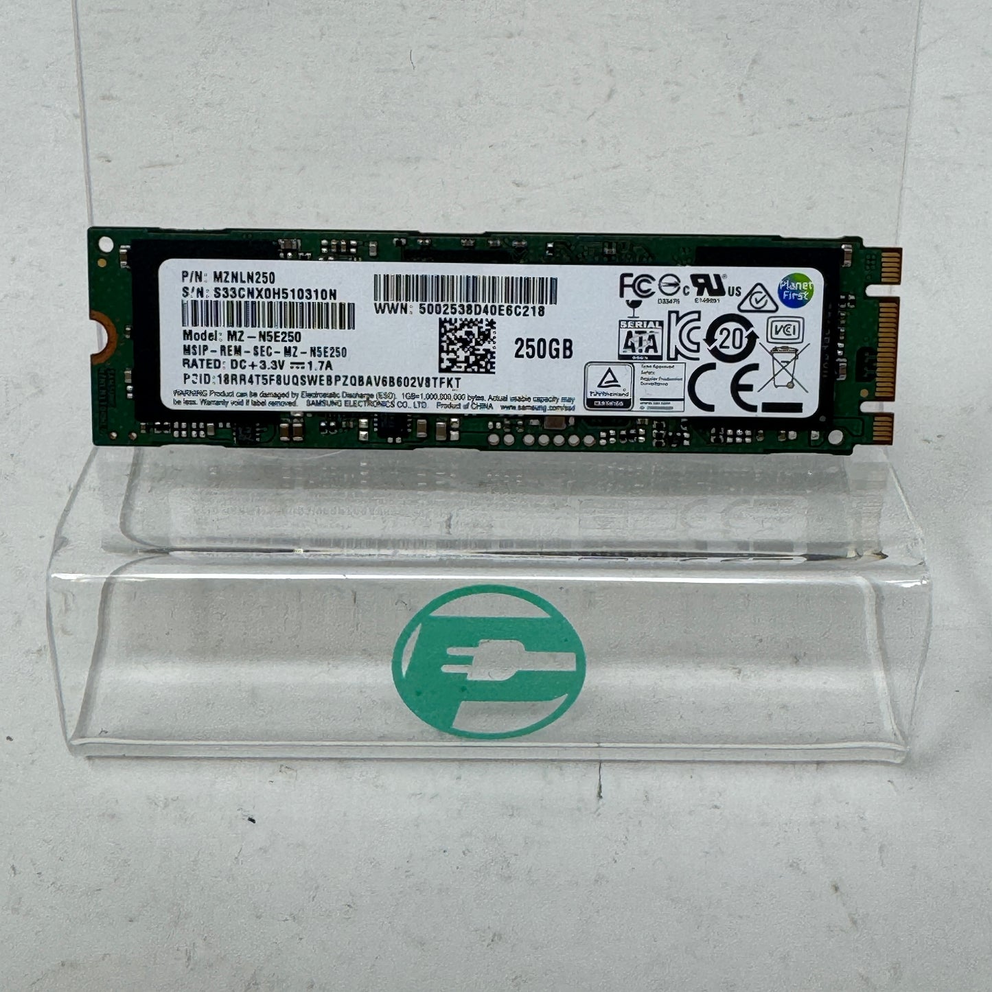 Samsung 2280mm MZ-N5E250 250GB SATA III 6Gbps SSD