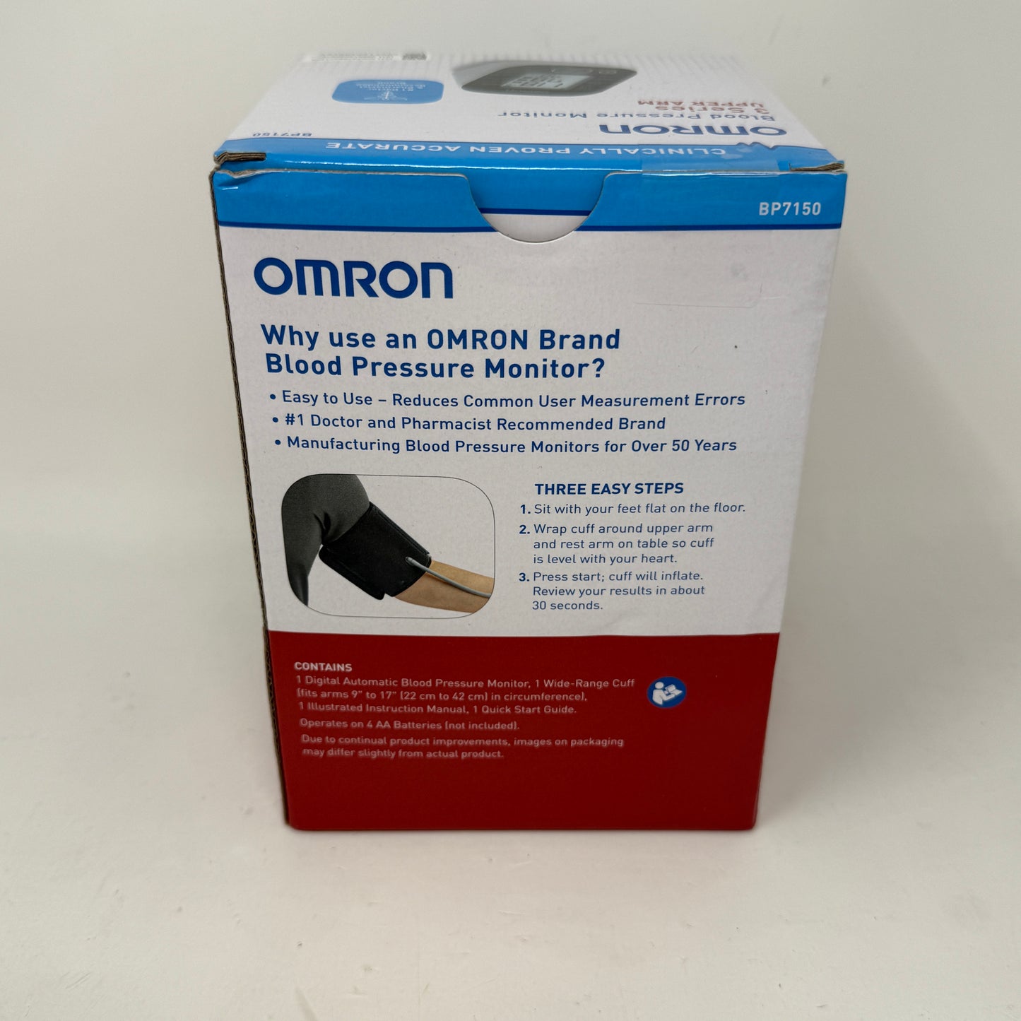 New Omron 3 Series Upper Arm Blood Pressure Monitor