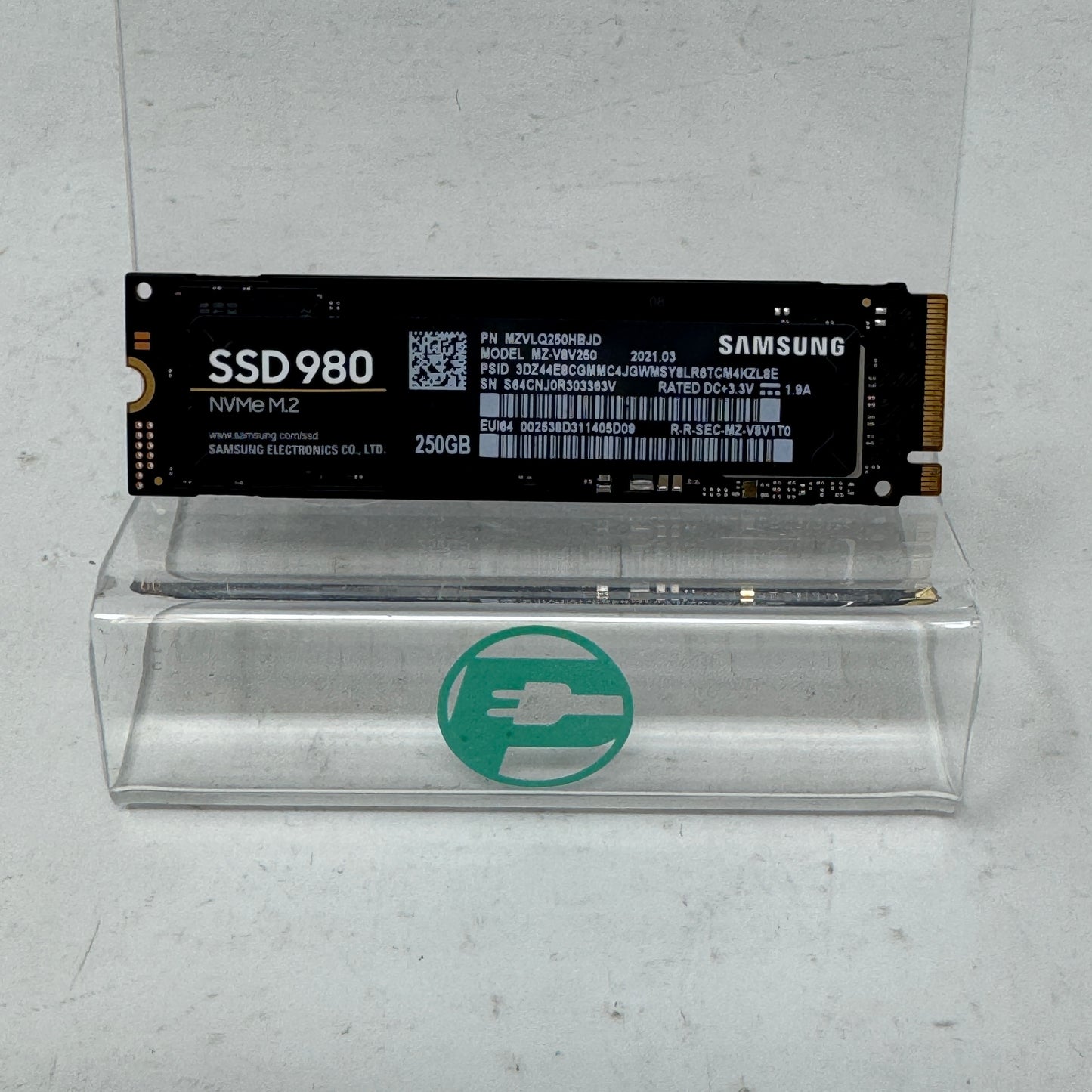 Samsung 2280mm 980 SSD 250GB M.2 NVMe Gen 3.0 x 4 SSD MZ-V8V250