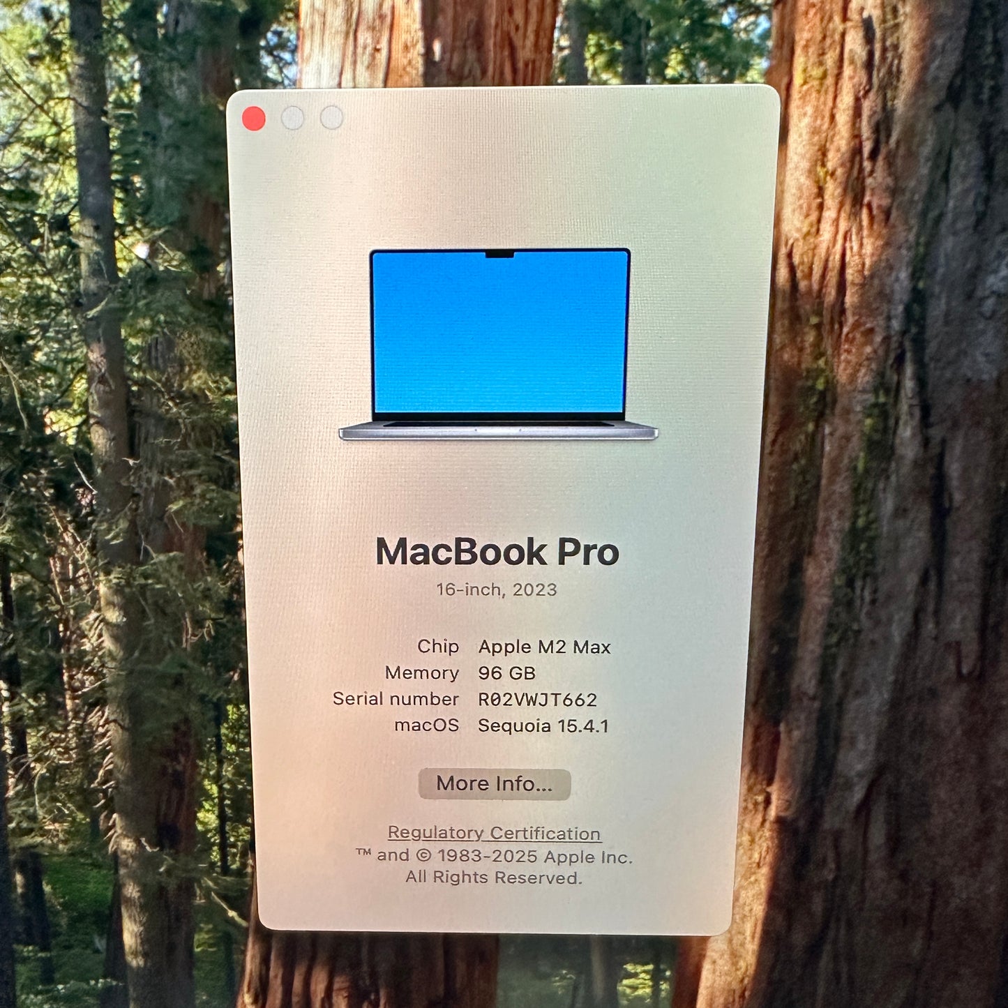 2023 Apple MacBook Pro 16" M2 Max 38C GPU 3.5GHz 96GB RAM 2TB SSD A2780