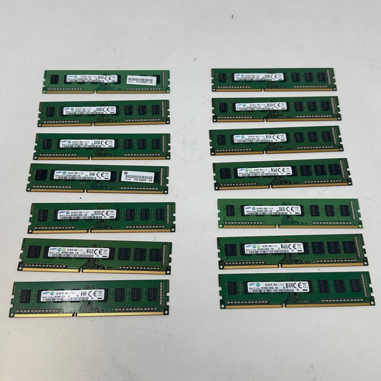 Lot of 14 Samsung 4GB (1x4GB) RAM DDR3 1600MHz M378B5173EB0