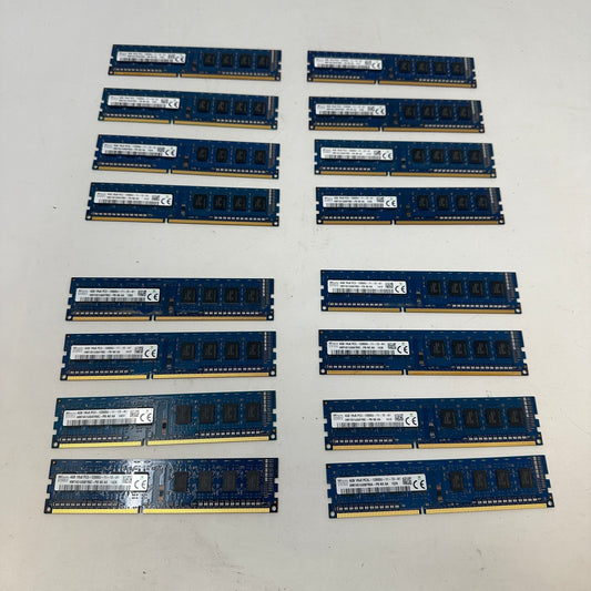 Lot 16 SK Hynix 1Rx8PC312800U1112A1 DDR3 1600MHz 4GB (1x4GB) RAM