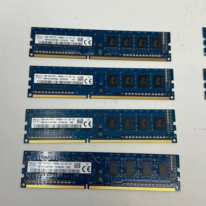 Lot 16 SK Hynix 1Rx8PC312800U1112A1 DDR3 1600MHz 4GB (1x4GB) RAM