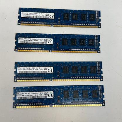 Lot 16 SK Hynix 1Rx8PC312800U1112A1 DDR3 1600MHz 4GB (1x4GB) RAM