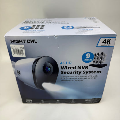 New Night Owl 4k HD Wired NVR Security System Surveillance Camera FTN8-164-9L 